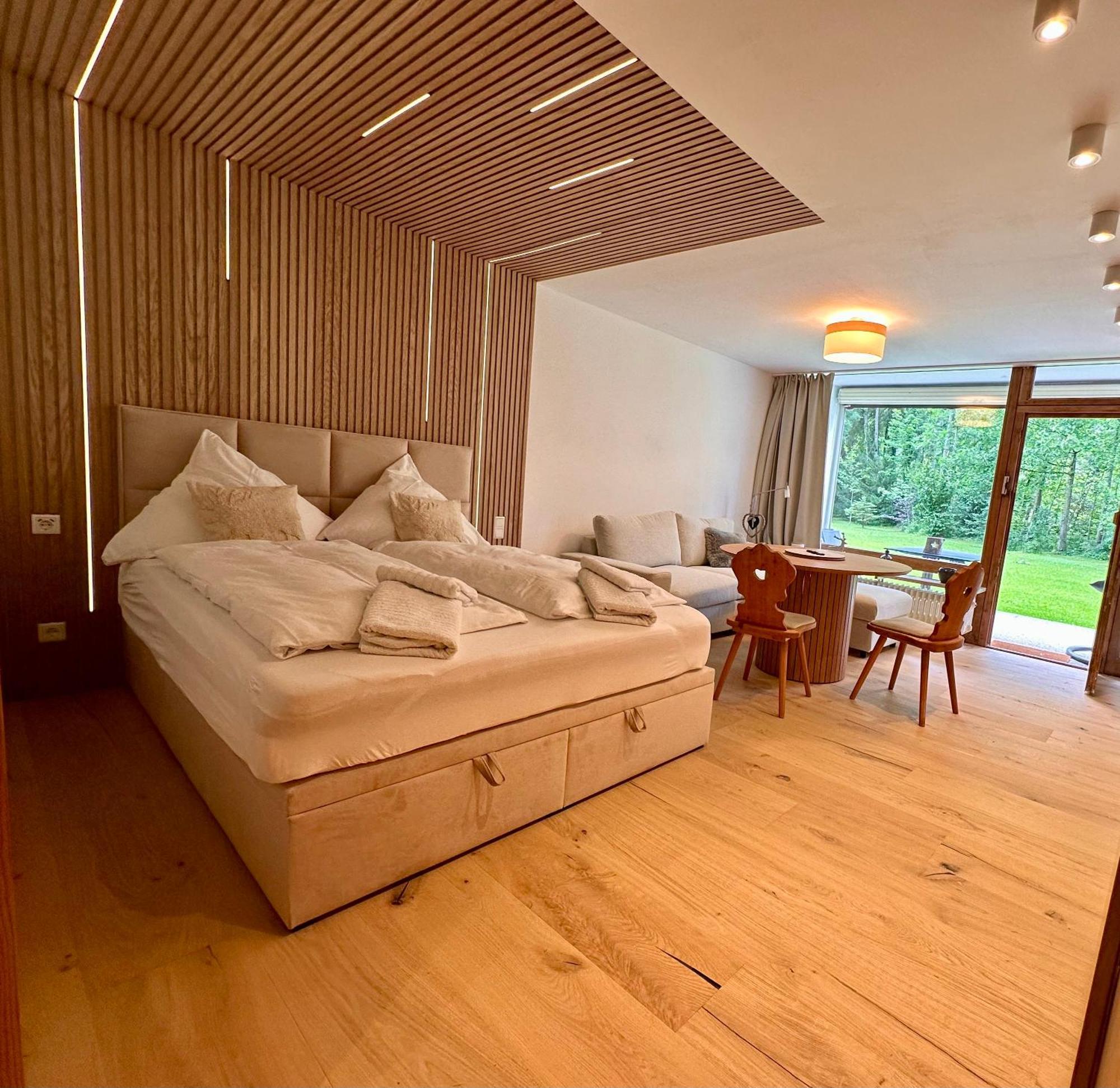 Studio Mit Indoor Pool Und Garten Sankt Martin bei Lofer Esterno foto